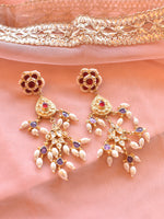 Load image into Gallery viewer, Red Stone Earrings

