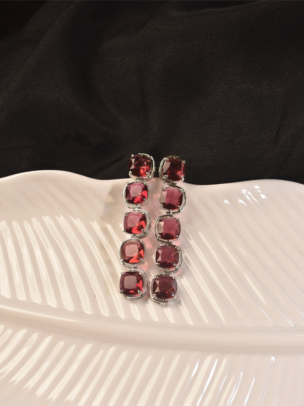 Red Stone Earrings