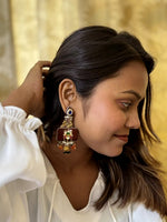 Load image into Gallery viewer, Red Stone Earrings
