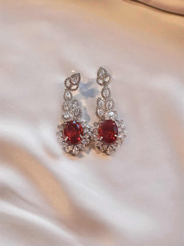 Red Stone Earrings