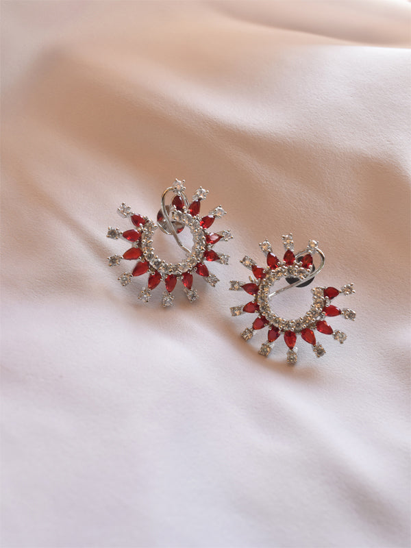 Red Stone Earrings