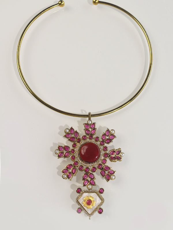 Red Hasli | Red Stone Necklace