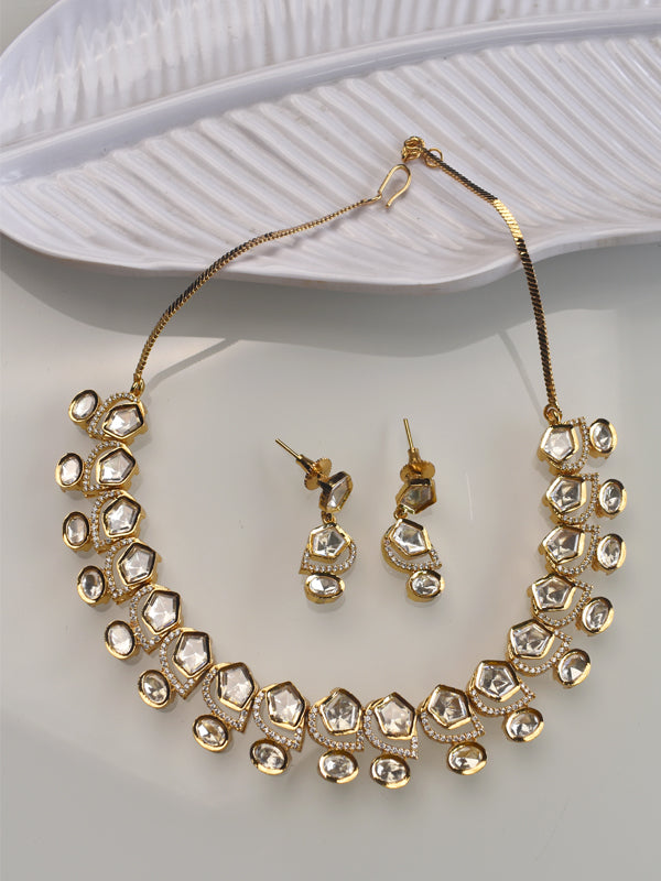 Rose Gold Necklace Set