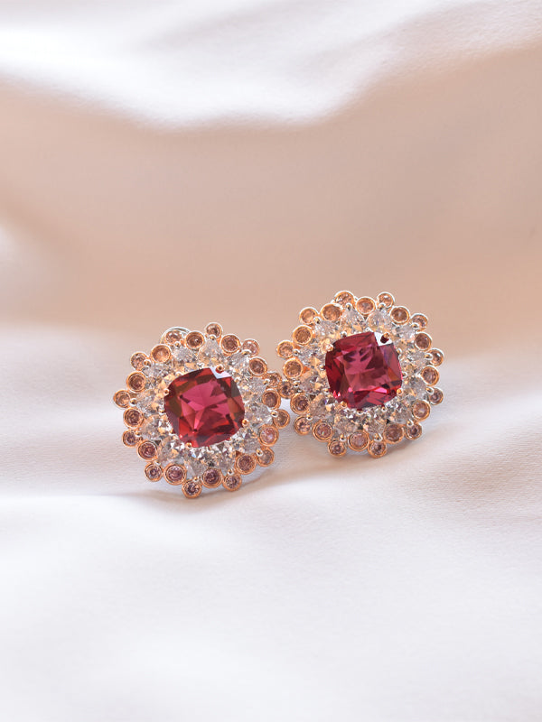 Rose Gold Stud Earring