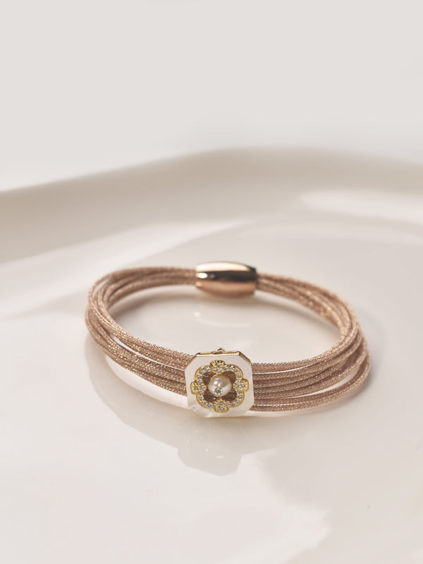 Rose Gold Bracelet with a Clasp