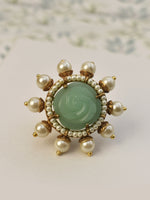 Load image into Gallery viewer, Royal Mint Rose Statement Ring 

