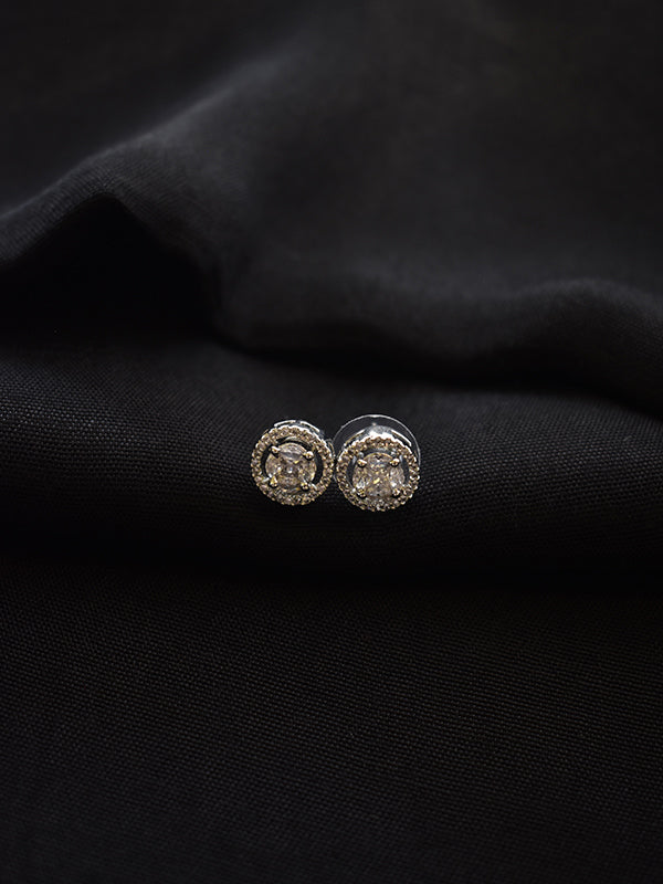 Silver Ad Earrings