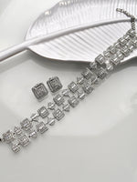 Load image into Gallery viewer, Silver Necklace Set
