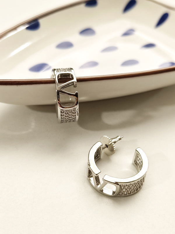 Silver Hoop Earrings