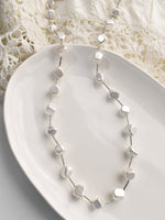 Load image into Gallery viewer, Square Shaped white Beads Necklace
