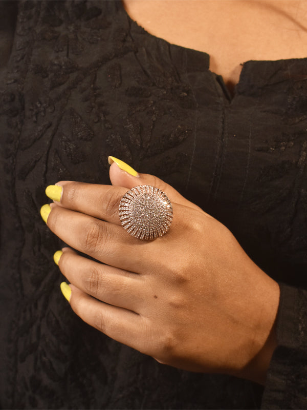 AD Finger Ring | Stone Finger Ring