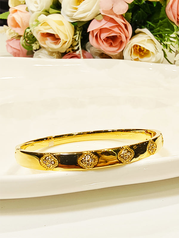 Stone Design Golden Bracelet
