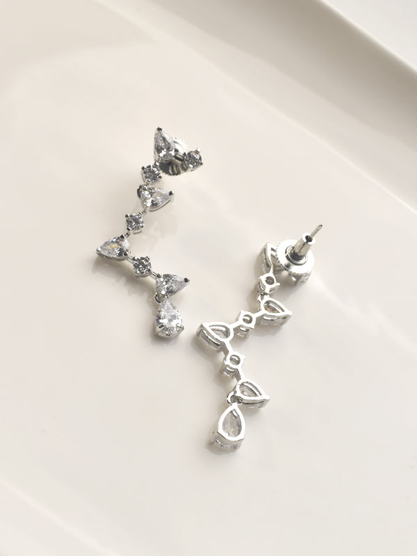 Stone Earrings with Intricate Designs 