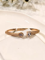 Load image into Gallery viewer, Stylish Anti Tarnish Bracelets | Beautiful White Stone Design Bracelet
