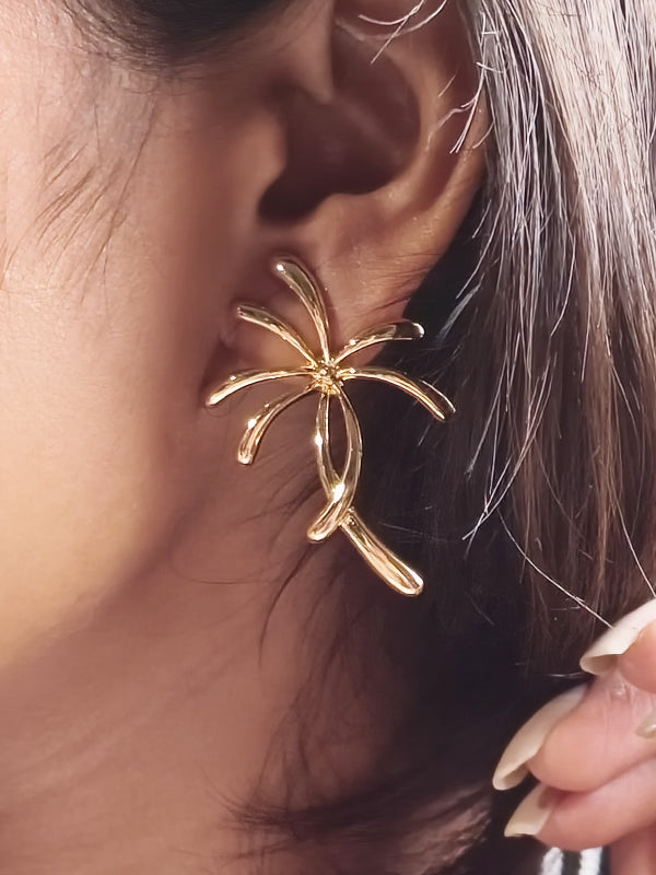Beautiful Golden Earring | Stylish Anti tarnish Earring