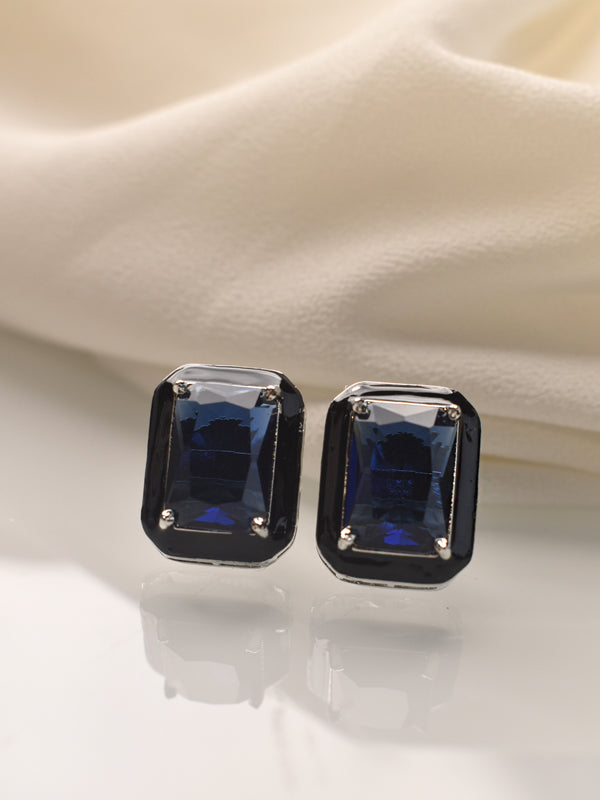 Stylish Blue Stone Earring