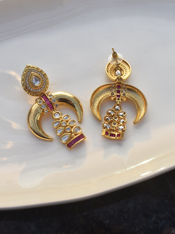 Stylish Kundan Earrings