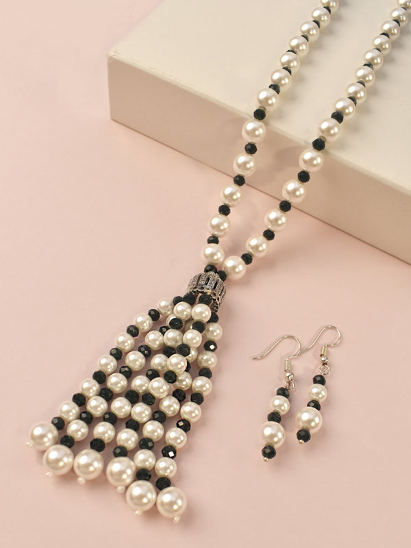 Stylish Long Beads Moti Mala 