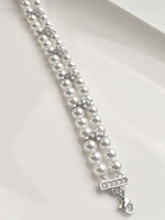 Load image into Gallery viewer, Stylish Pearl Bracelets with AD Stone
