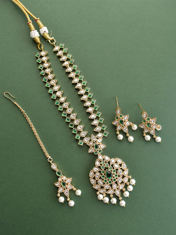 Temple Necklace Set