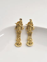 Load image into Gallery viewer, Temple Earring with Lord Krisna

