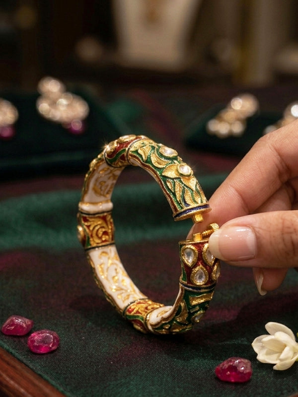 The Empress Traditional Kundan Bangle