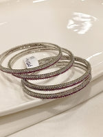 Load image into Gallery viewer, The Royal Ruby-Pink Gemstone Churi Set 
