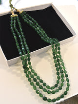 Three Line Long Necklace