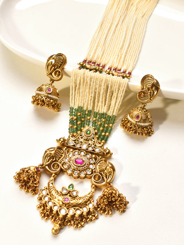 Traditional Temple Necklace Set