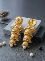 Load image into Gallery viewer, Traditional Golden Jhumka
