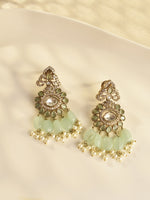 Load image into Gallery viewer,  Traditional Look Green Earring
