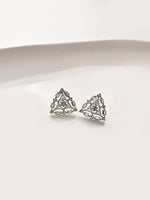 Load image into Gallery viewer, Triangle-Shaped AD Earrings 
