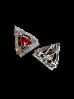 Load image into Gallery viewer, Triangle Hoop Earrings
