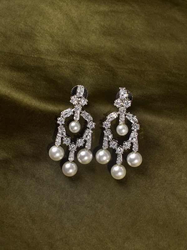 White Earrings