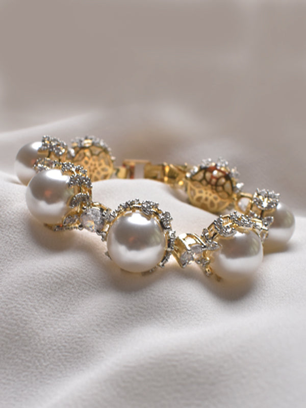 White Pearl Bracelets