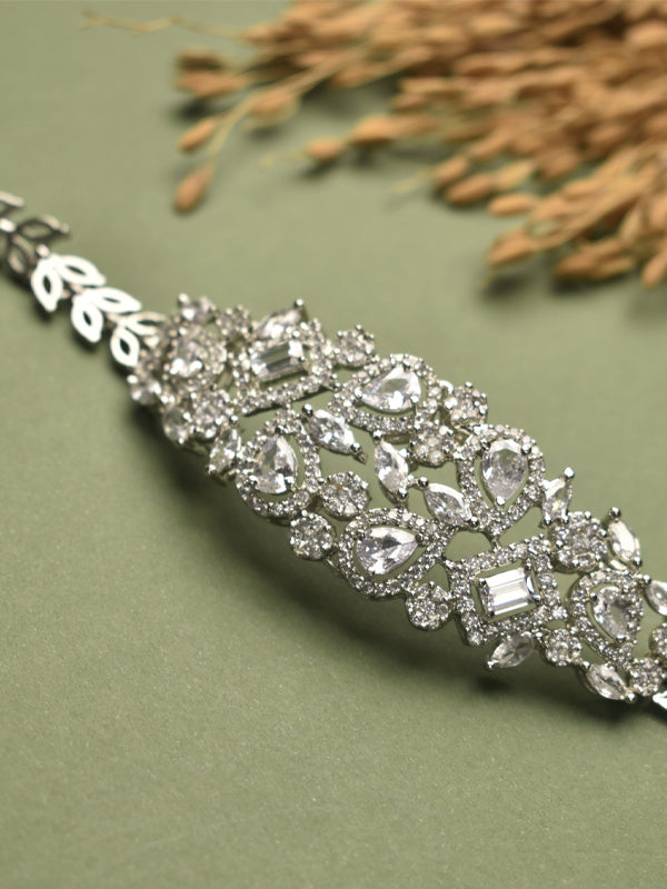 White Stone Bracelet