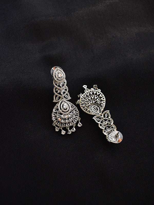 White Stone Earring