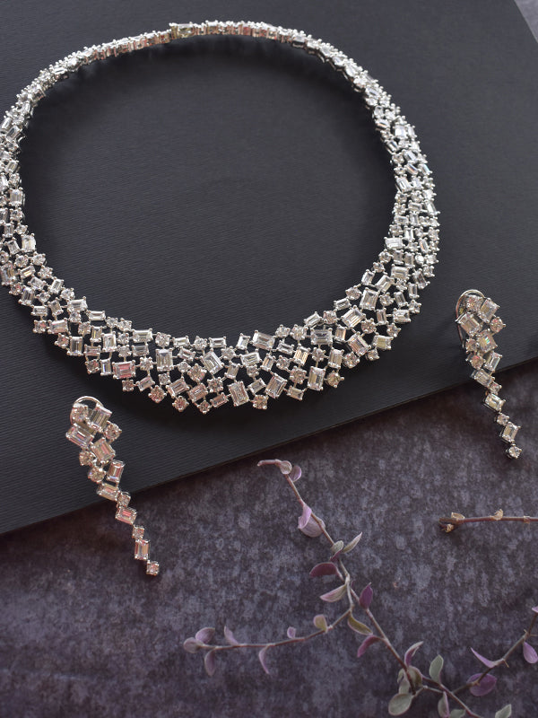 White Stone Necklace