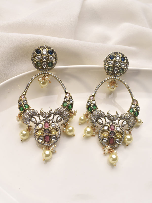 White Beads Earrings