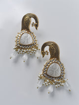 White_Beads_Earrings