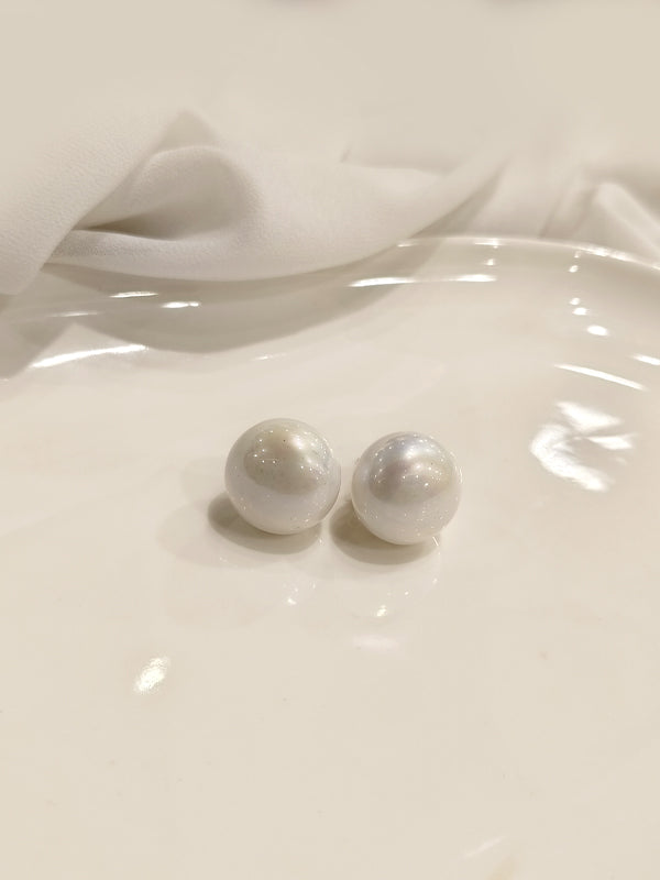 White Pearl Stud Earrings | Stylish Stud for Women