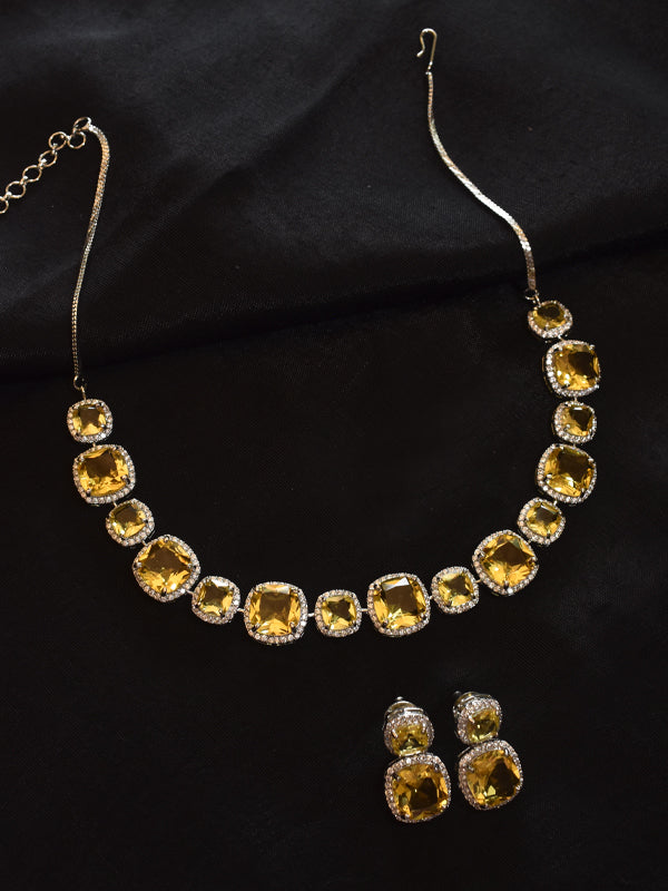 Yellow Necklace Set