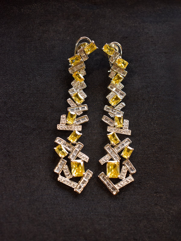 Yellow Stone Earrings