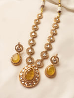 Load image into Gallery viewer, Yellow Stone Necklace Set
