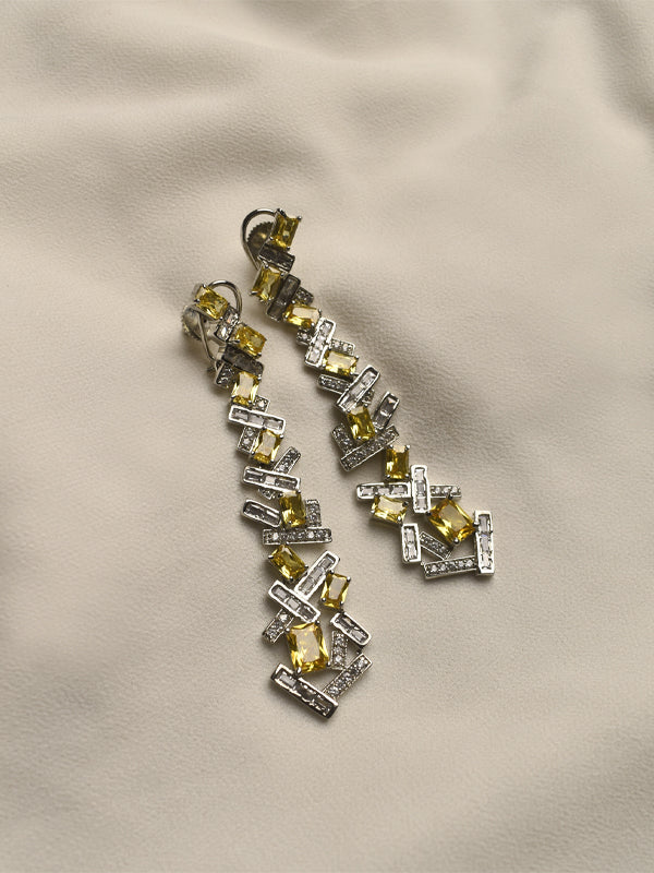 Yellow_Stone_Earrings