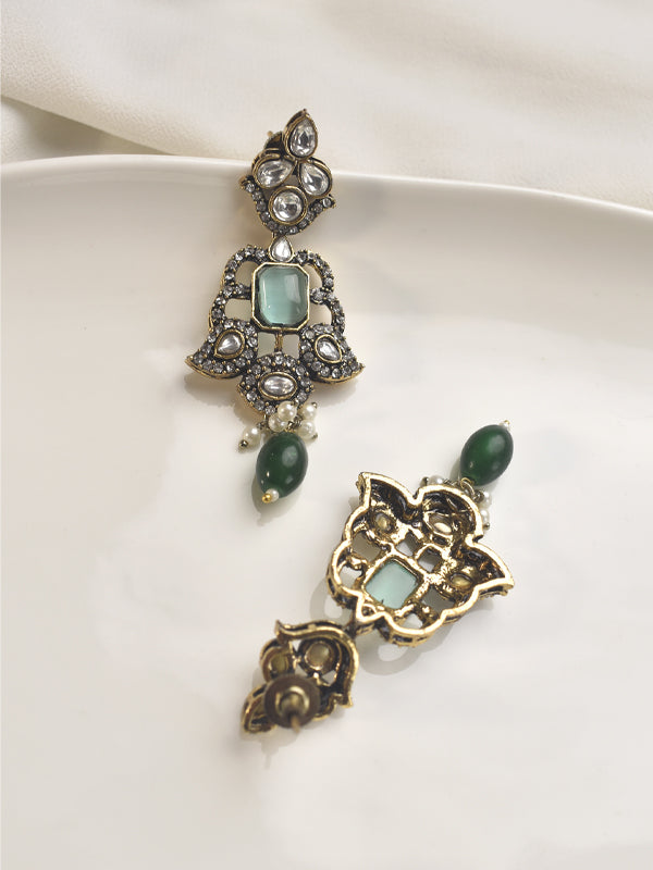 kundan and ad Earring