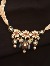 multi colour kundan jewellery
