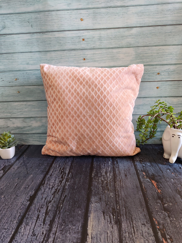 Light Pink Velvette Cushion Cover