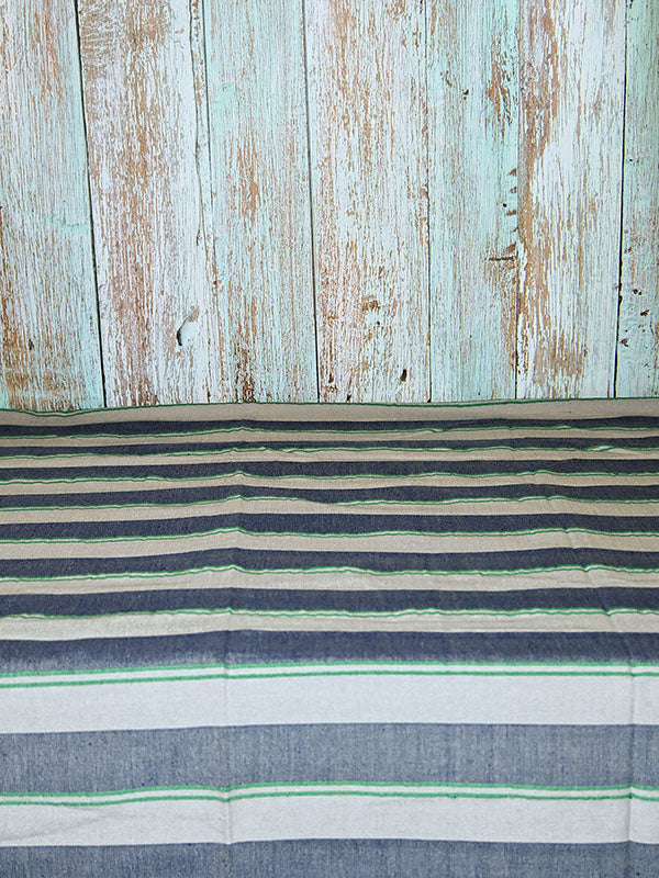 Gray with Green Stripes