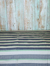 Gray with Green Stripes